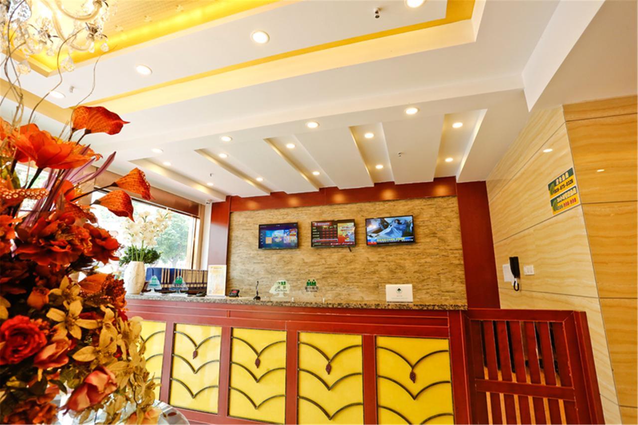 Greentree Inn Tianjin Jinghai Jinqiao International Trade Center Exterior foto